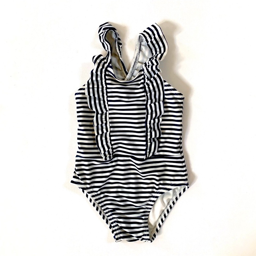 GAP Baby Girl Striped Swimsuit